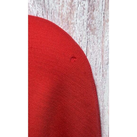 Collections Michelle Stuart Vintage Dress Pencil Skirt Red Black 80s Halloween M - Picture 6 of 11